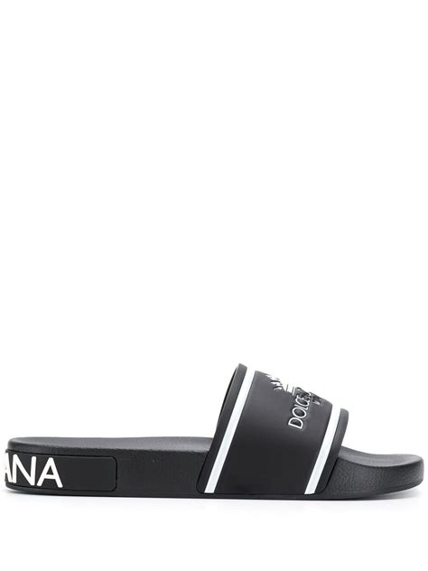 dolce gabbana flip flops mens|Dolce & Gabbana slides.